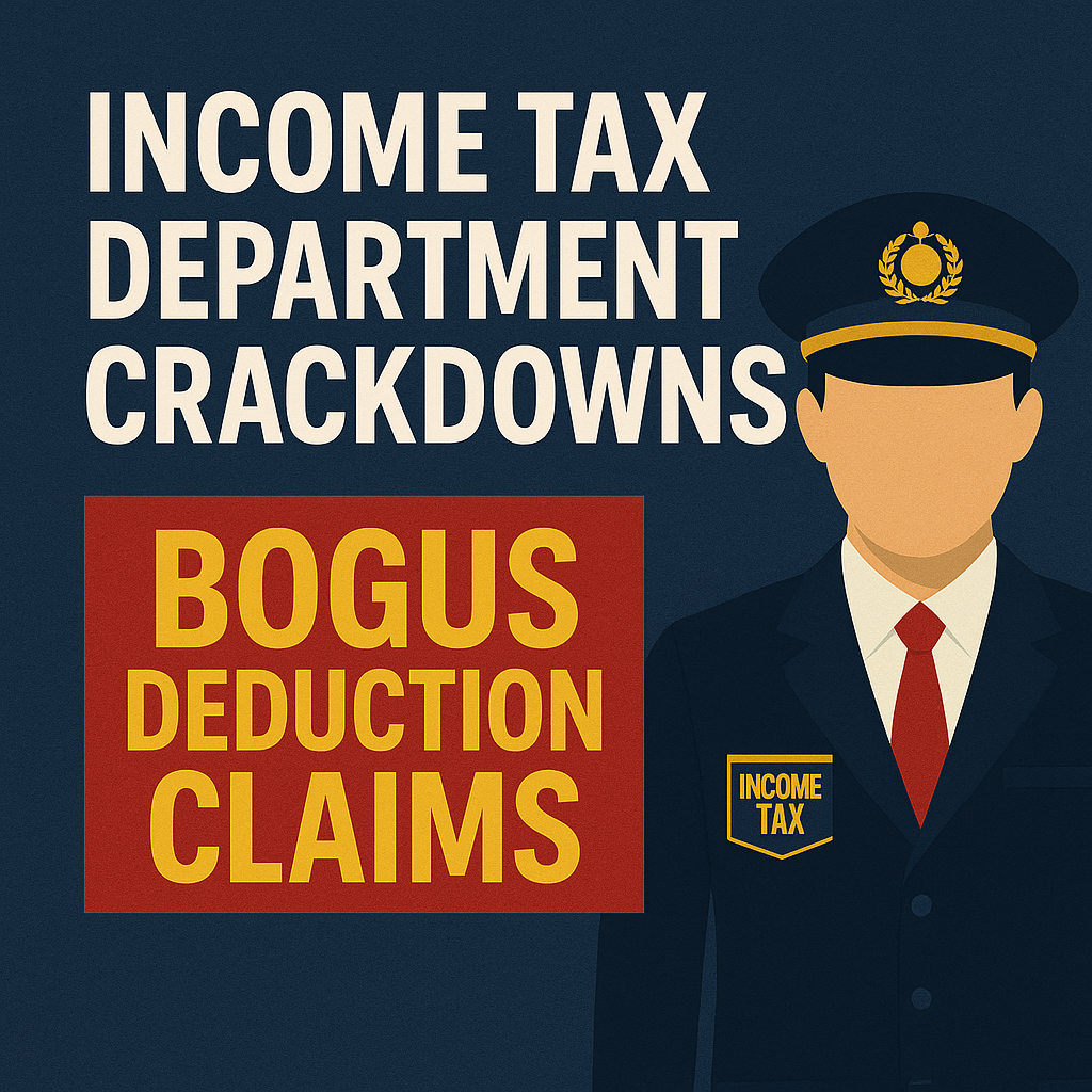 Income Tax Crackdown on Bogus Deduction Claims